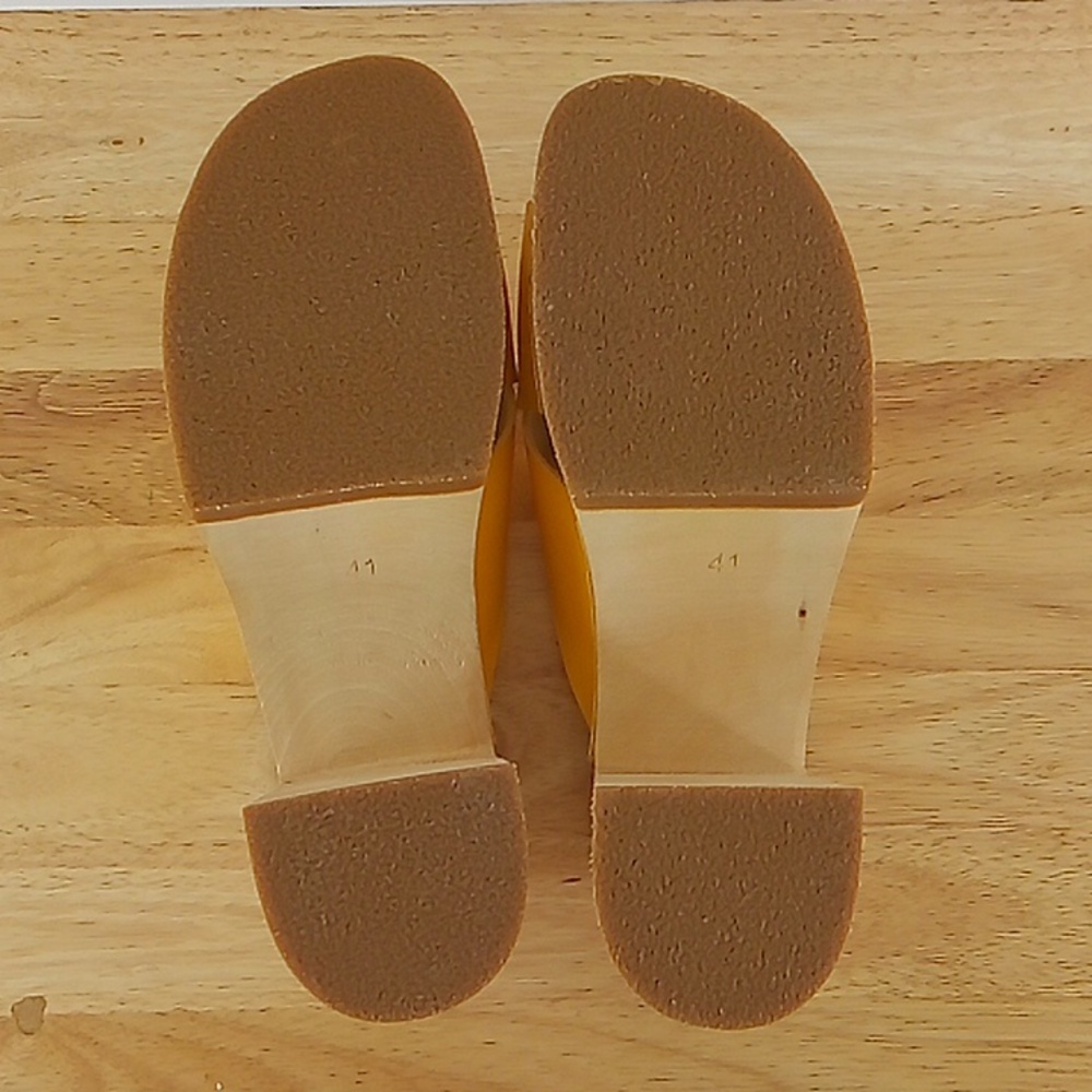 Swedish Hasbeens Yellow Sandals - Picture 5 of 8